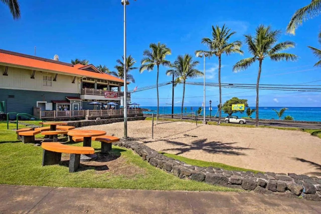 Family Friendly Kailua Bay View Ac Free Parking Walk To Kailua Village Apartment Kailua-Kona